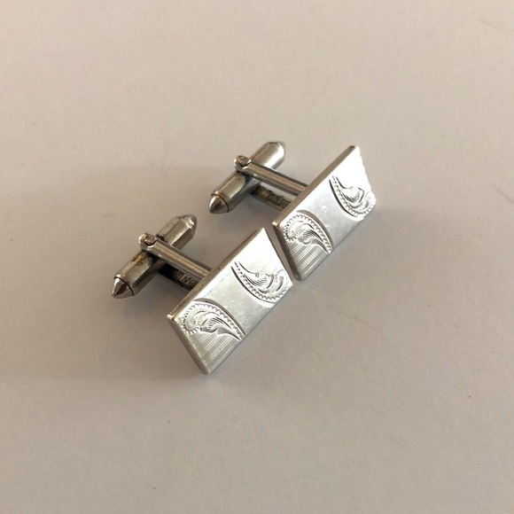 Vintage Sterling cuff links ! - Picture 4 of 11